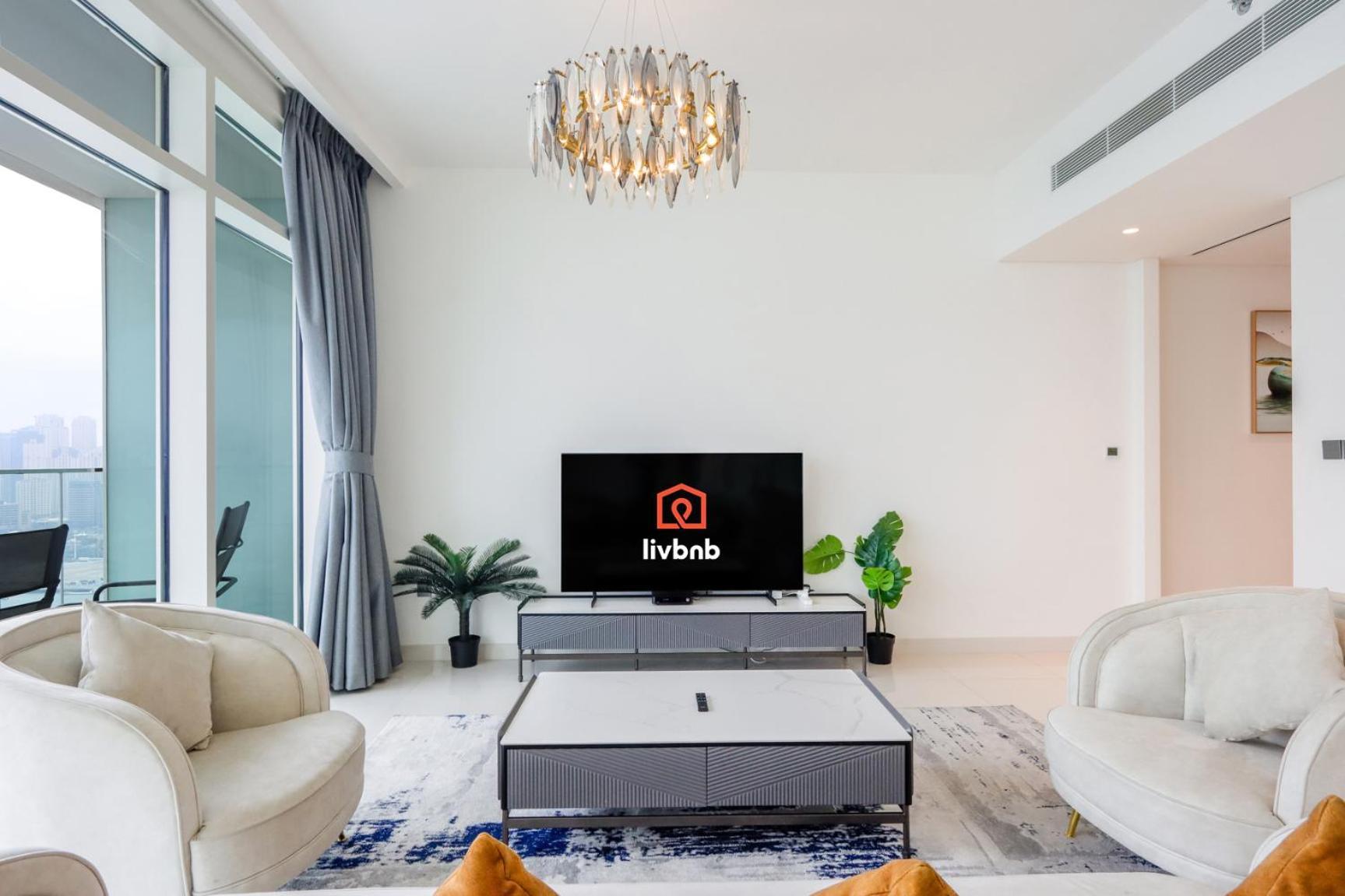 Apartment Livbnb-3br Maid's With Marina And Skyline Views